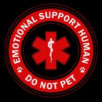 Emotional Support Husband Do Not Pet Sustainable Bucket Hat