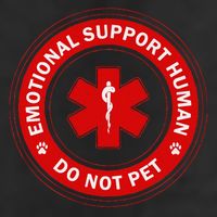 Emotional Support Husband Do Not Pet Adult Drive Performance Visor