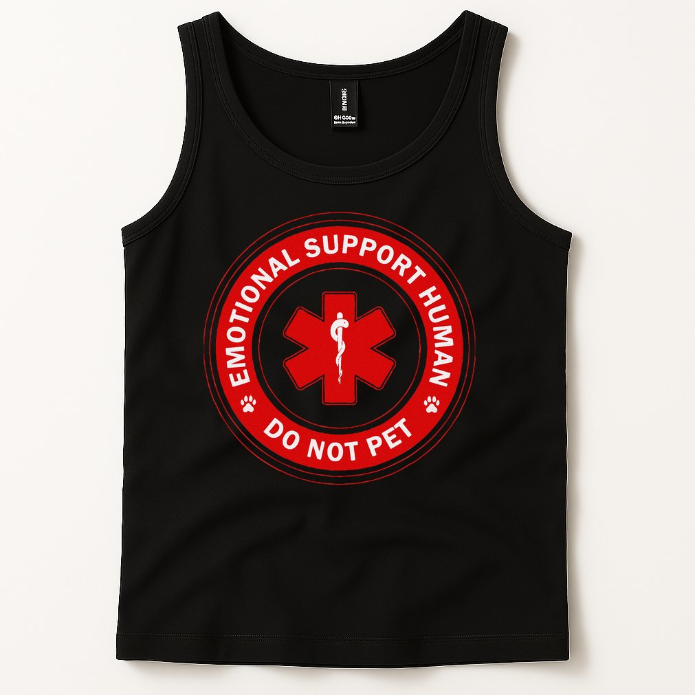 Emotional Support Husband Do Not Pet Tank Top