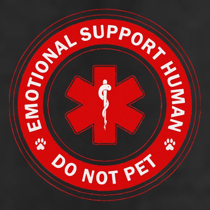 Emotional Support Husband Do Not Pet Golf Towel