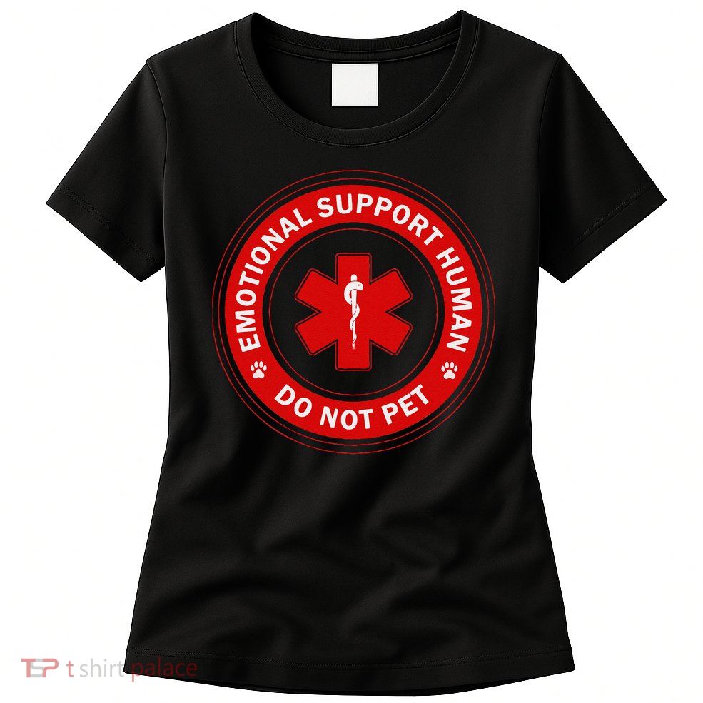 Emotional Support Husband Do Not Pet Womens T-Shirt