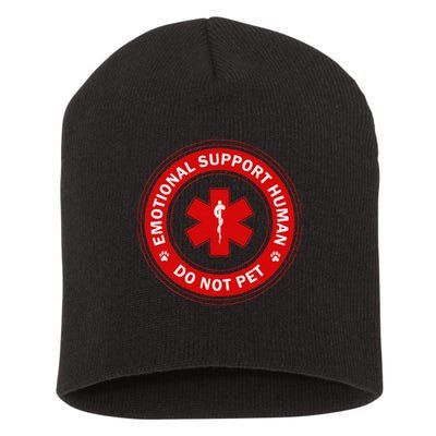 Emotional Support Husband Do Not Pet Short Acrylic Beanie