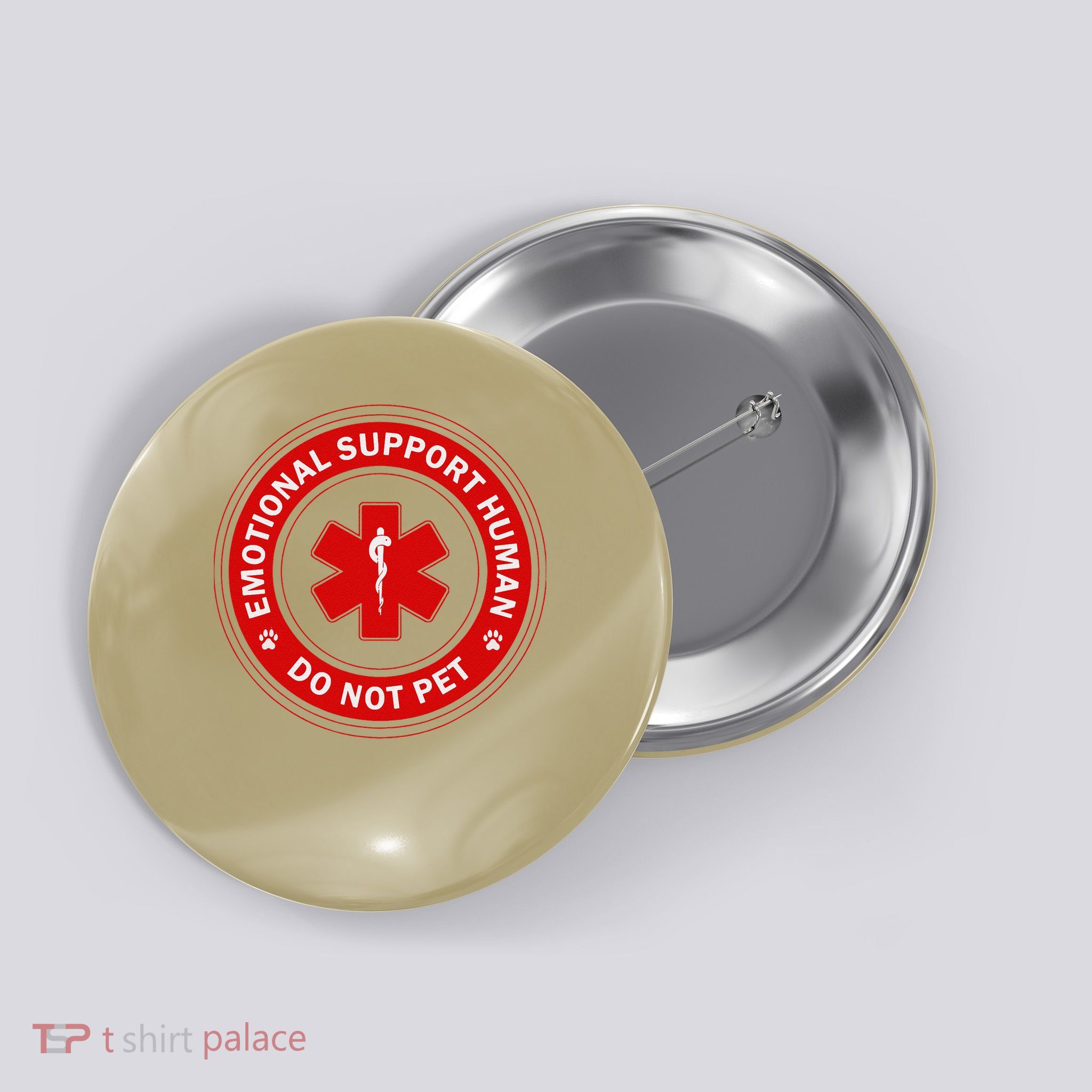 Emotional Support Husband Do Not Pet Button