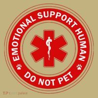 Emotional Support Husband Do Not Pet Sustainable Beanie