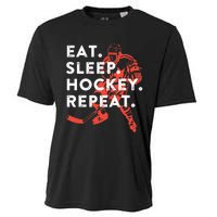 Eat Sleep Hockey Repeat Gift TShirt Cooling Performance Crew T-Shirt