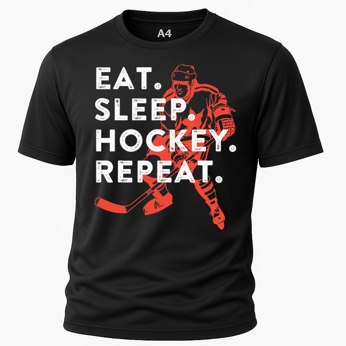 Eat Sleep Hockey Repeat Gift TShirt Cooling Performance Crew T-Shirt