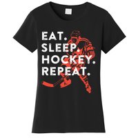 Eat Sleep Hockey Repeat Gift TShirt Women's T-Shirt