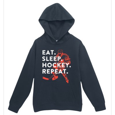 Eat Sleep Hockey Repeat Gift TShirt Urban Pullover Hoodie