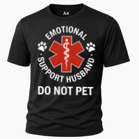 Emotional Support Husband Do Not Pet Cooling Performance Crew T-Shirt