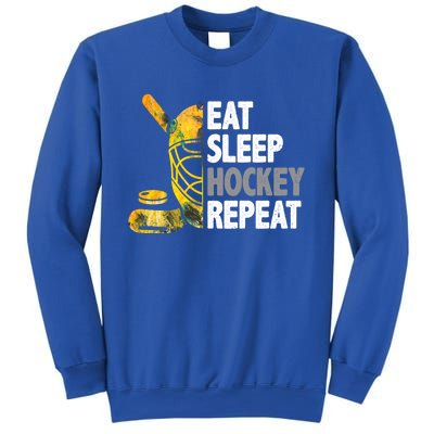 Eat Sleep Hockey Repeat Ice Hockey Player Gear Lover Cute Gift Sweatshirt