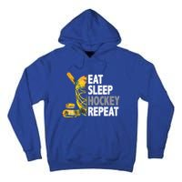 Eat Sleep Hockey Repeat Ice Hockey Player Gear Lover Cute Gift Tall Hoodie