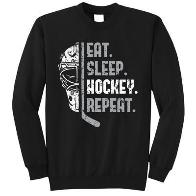 Eat Sleep Hockey Repeat Ice Hockey Sweatshirt