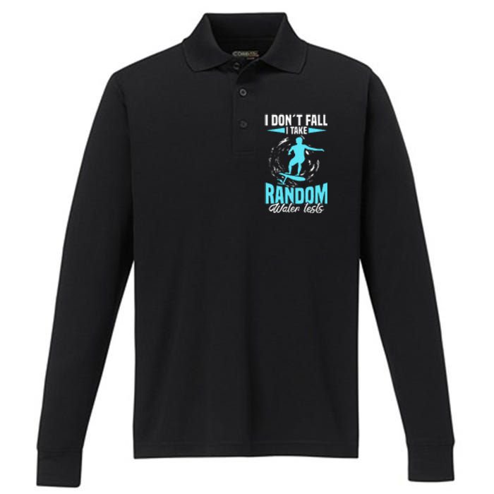 Efoil Surfing Hydrofoiling Efoiler Surfboard Hydrofoiler Performance Long Sleeve Polo