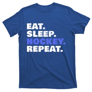 Eat Sleep Hockey Repeagift Hockey Lovers Gift Cute Gift T-Shirt