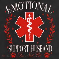 Emotional Support Husband Do Not Pet Cool Comfort Performance Bucket Hat