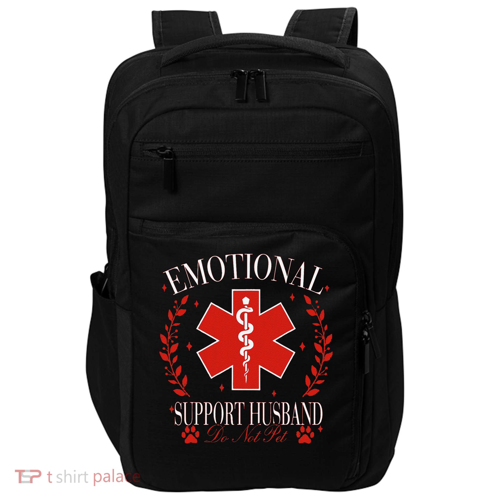 Emotional Support Husband Do Not Pet Impact Tech Backpack