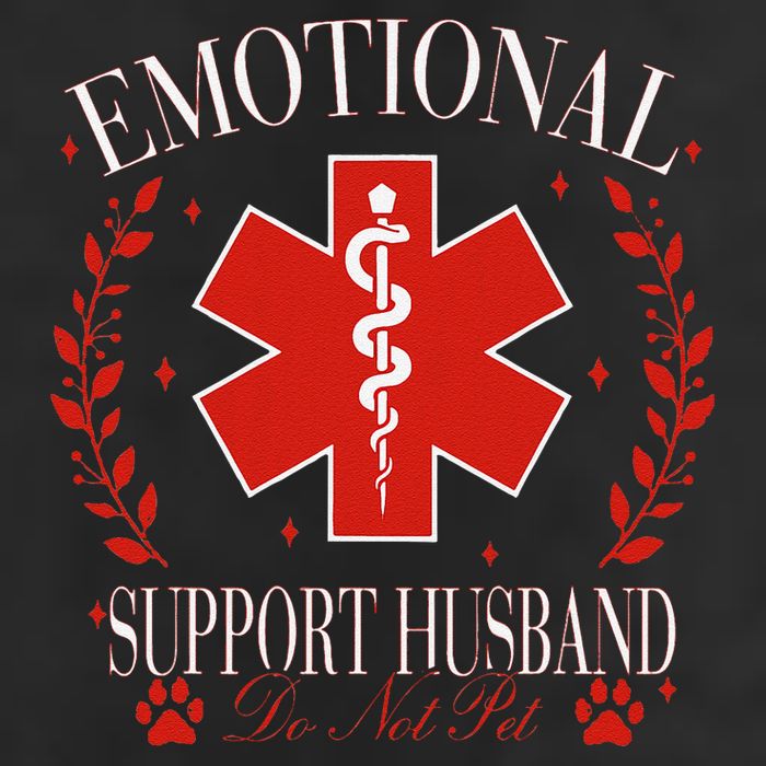 Emotional Support Husband Do Not Pet Microfiber Hand Towel