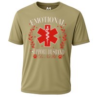 Emotional Support Husband Do Not Pet Cooling Performance Crew T-Shirt