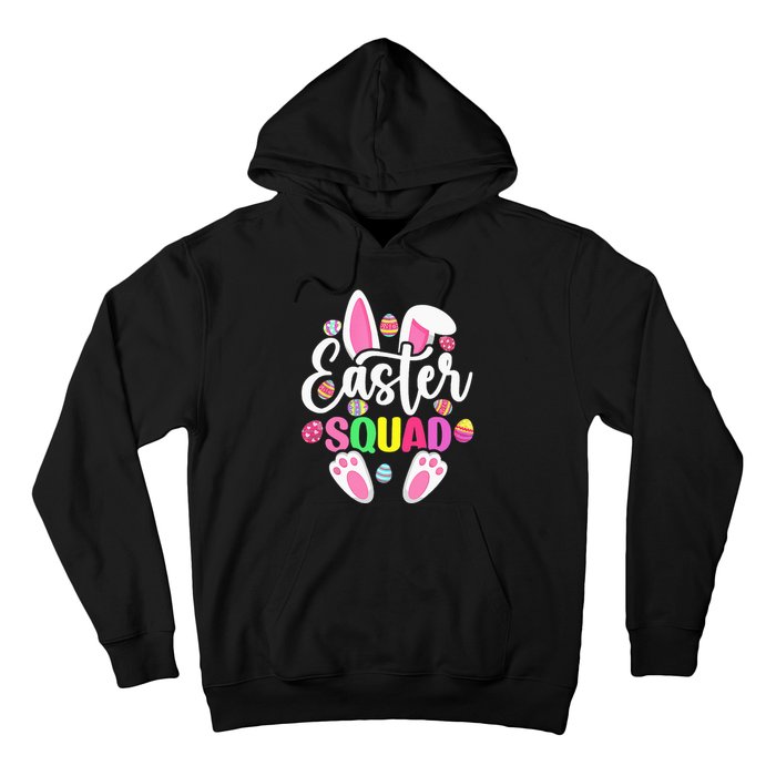 Easter Squad Happy Easter Cute Bunny Rabbit Crew Hunting Egg Hoodie