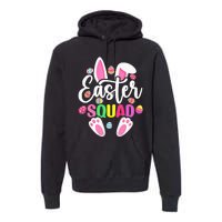 Easter Squad Happy Easter Cute Bunny Rabbit Crew Hunting Egg Premium Hoodie