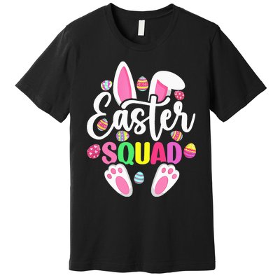 Easter Squad Happy Easter Cute Bunny Rabbit Crew Hunting Egg Premium T-Shirt