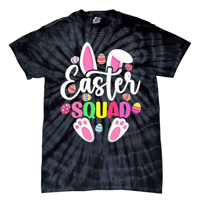 Easter Squad Happy Easter Cute Bunny Rabbit Crew Hunting Egg Tie-Dye T-Shirt