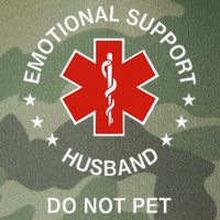 Emotional Support Husband Do Not Pet Funny Husband Dad Joke Legacy Tie Dye Trucker Hat