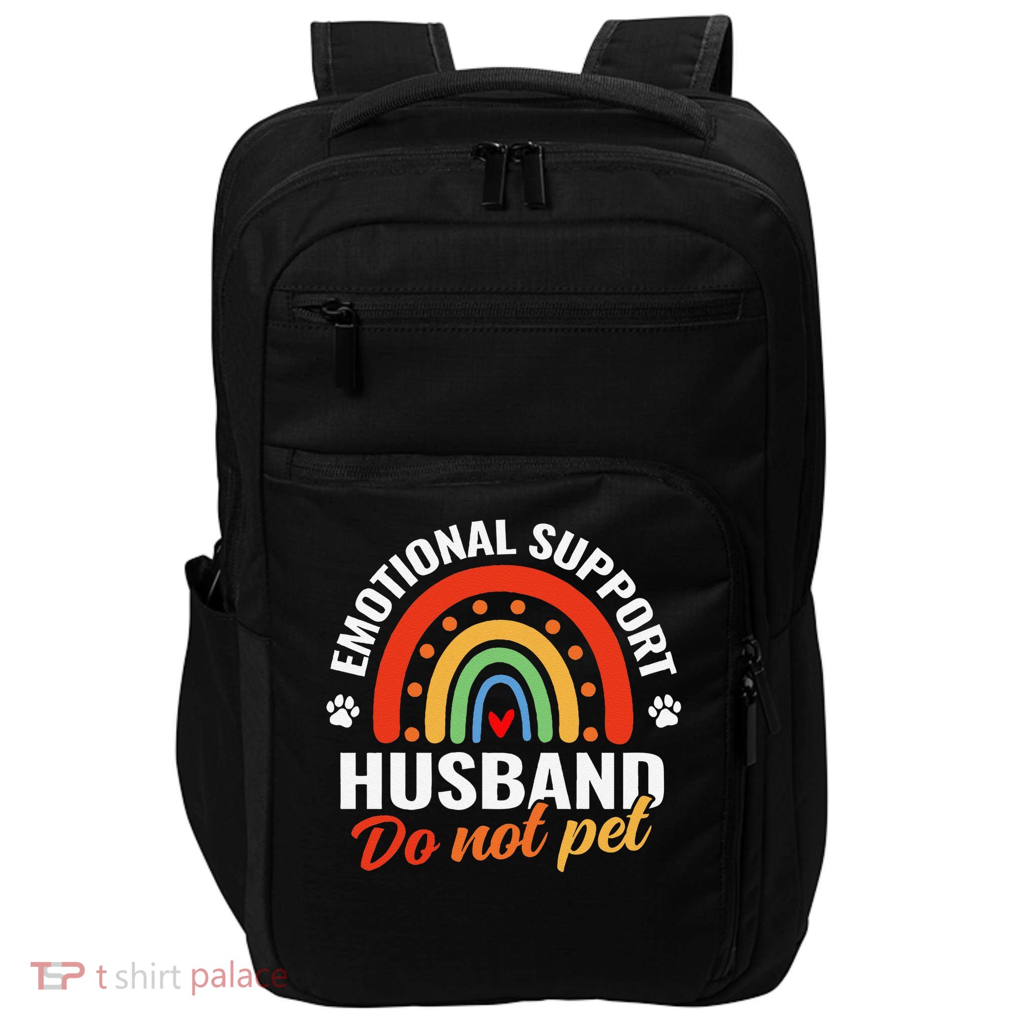 Emotional Support Husband Do Not Pet Impact Tech Backpack