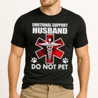 Emotional Support Husband Do Not Pet Cooling Performance Crew T-Shirt