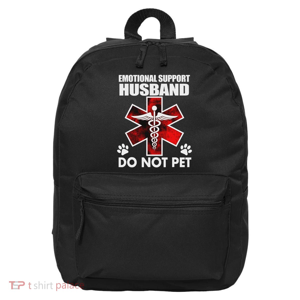 Emotional Support Husband Do Not Pet 16 in Basic Backpack