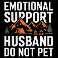 Emotional Support Husband Do Not Pet Humor Impact Tech Backpack