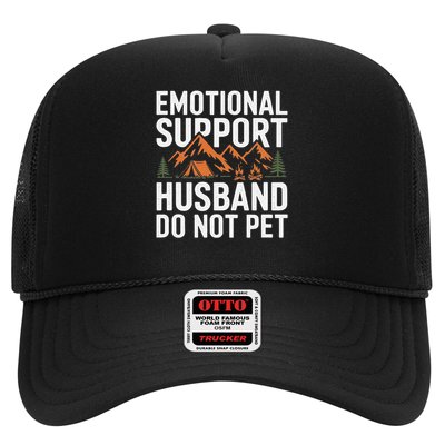 Emotional Support Husband Do Not Pet Humor Trucker Hat