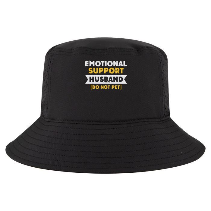 Emotional Support Husband Do Not Pet Cool Comfort Performance Bucket Hat