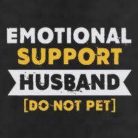 Emotional Support Husband Do Not Pet Cool Comfort Performance Bucket Hat