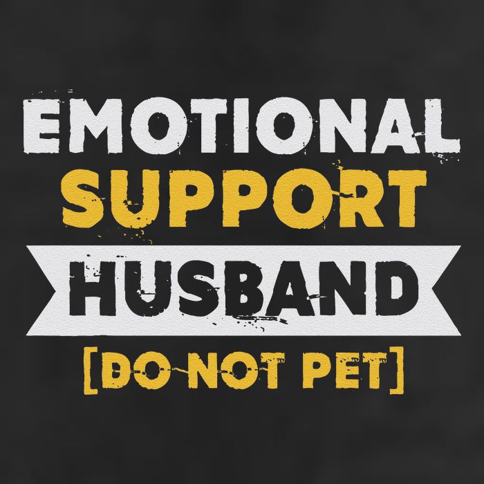 Emotional Support Husband Do Not Pet Cool Comfort Performance Bucket Hat