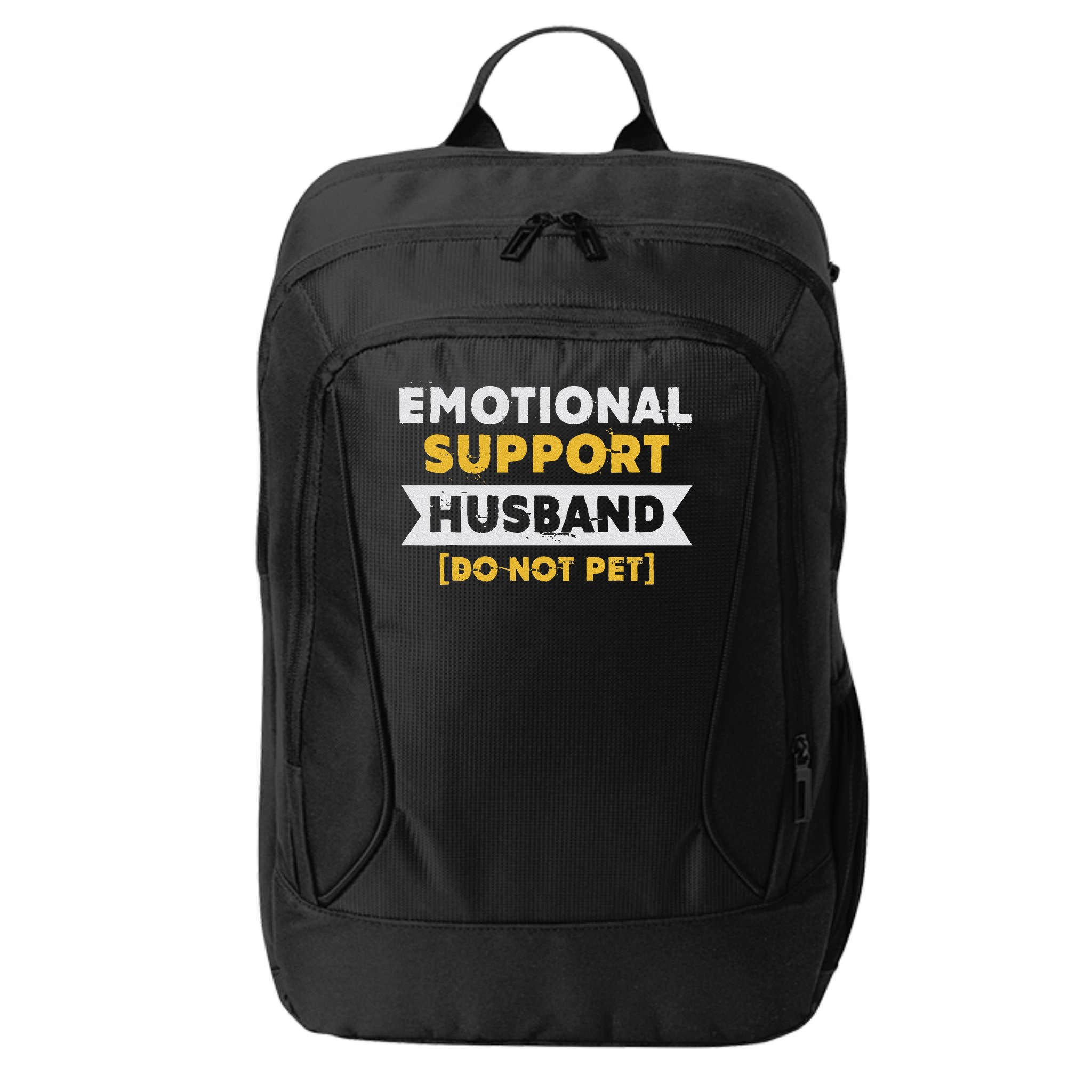 Emotional Support Husband Do Not Pet City Backpack