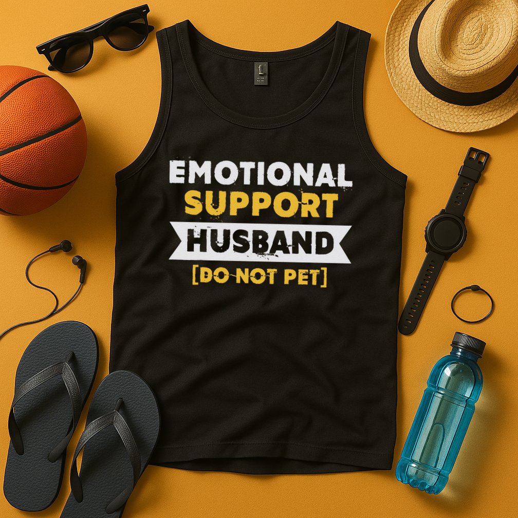 Emotional Support Husband Do Not Pet Tank Top