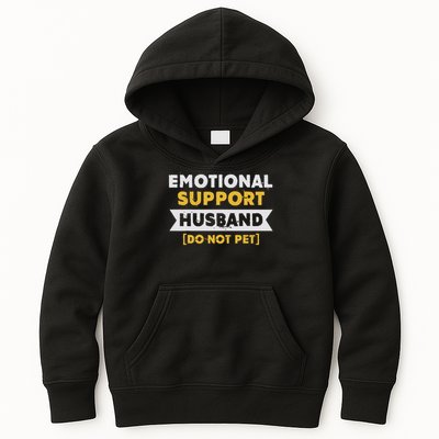 Emotional Support Husband Do Not Pet Kids Hoodie
