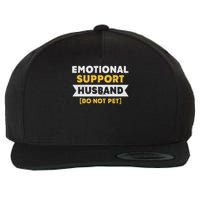 Emotional Support Husband Do Not Pet Wool Snapback Cap