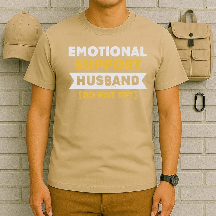 Emotional Support Husband Do Not Pet T-Shirt