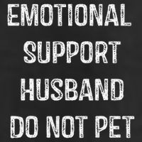 Emotional Support Husband Do Not Pet 11oz C Handle Ceramic Mug