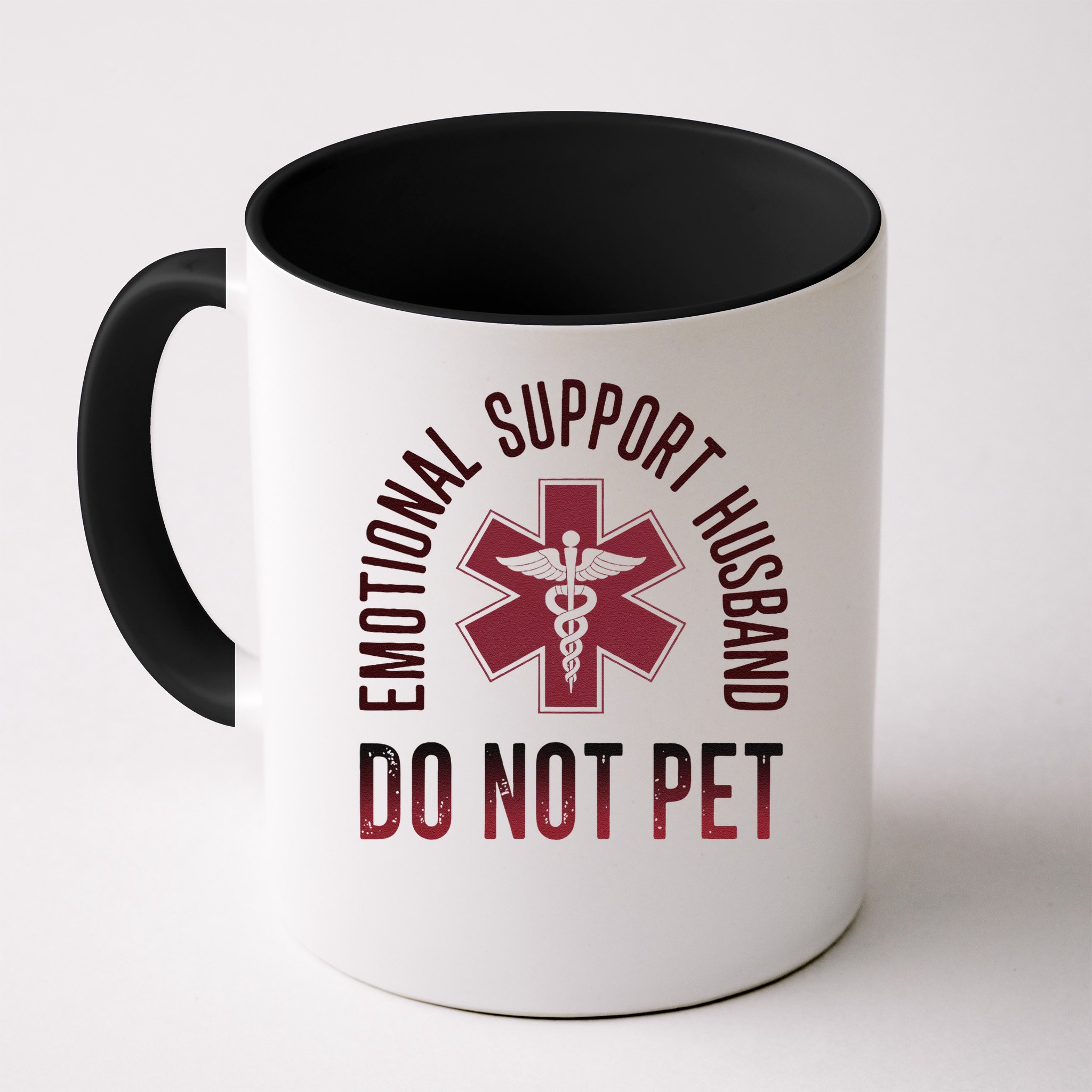 Emotional Support Husband Do Not Pet Funny Husband Mug