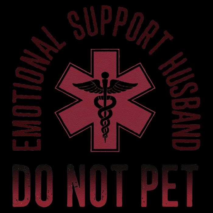 Emotional Support Husband Do Not Pet Funny Husband Bag