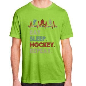 Eat Sleep Hockey Repeat Lifestyle Focus Gift Adult ChromaSoft Performance T-Shirt