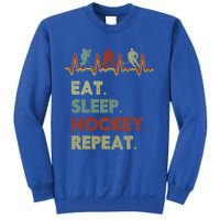 Eat Sleep Hockey Repeat Lifestyle Focus Gift Sweatshirt