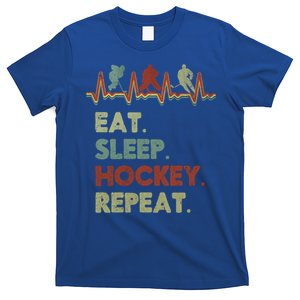 Eat Sleep Hockey Repeat Lifestyle Focus Gift T-Shirt