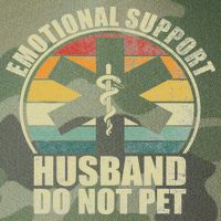Emotional Support Husband Do Not Pet Legacy Tie Dye Trucker Hat