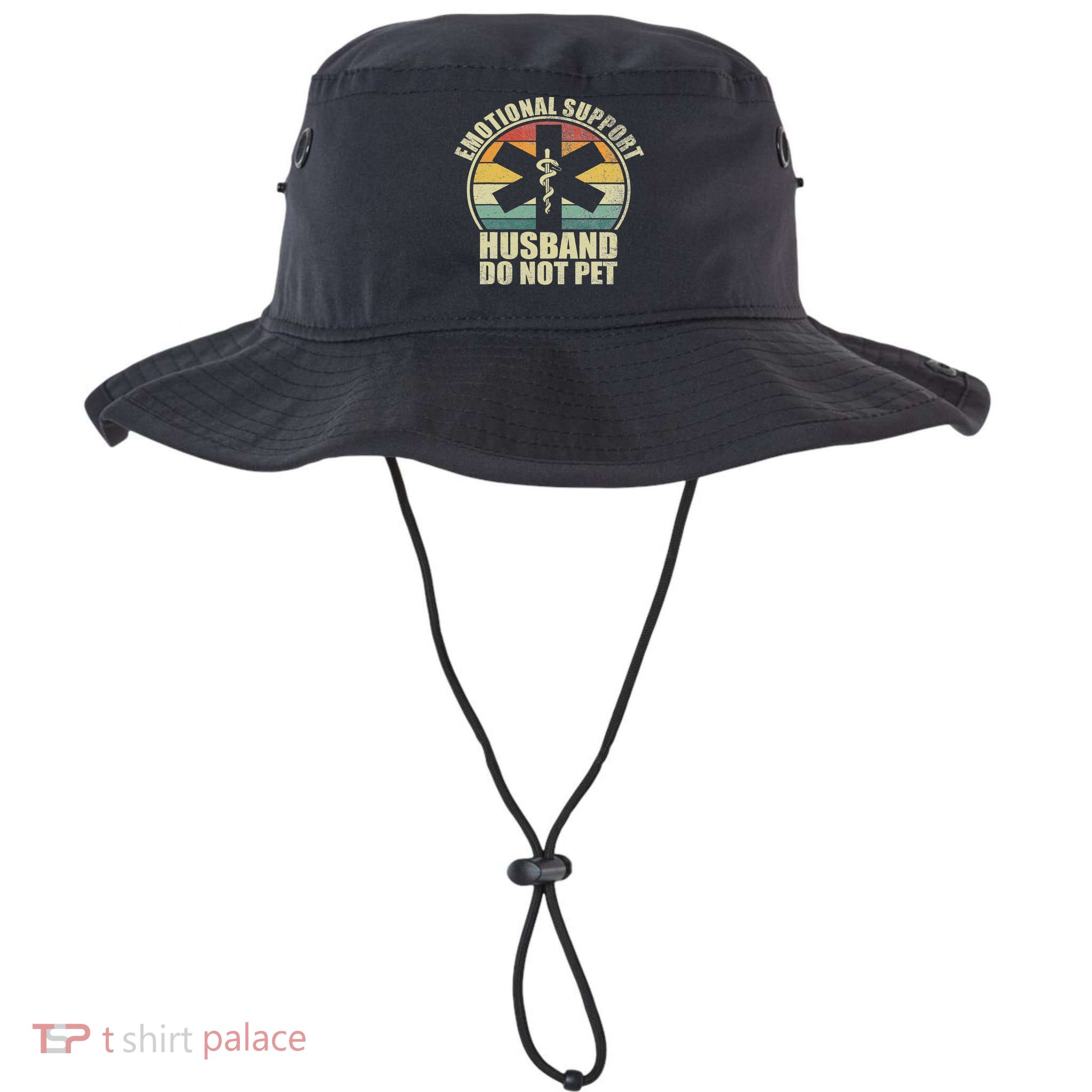 Emotional Support Husband Do Not Pet Bucket Hat