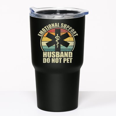 Emotional Support Husband Do Not Pet Tumbler