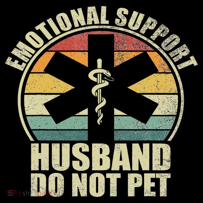 Emotional Support Husband Do Not Pet Sustainable Knit Beanie
